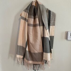 J Crew Plaid Blanket Scarf